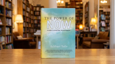 The Power of Now on a bookshop table